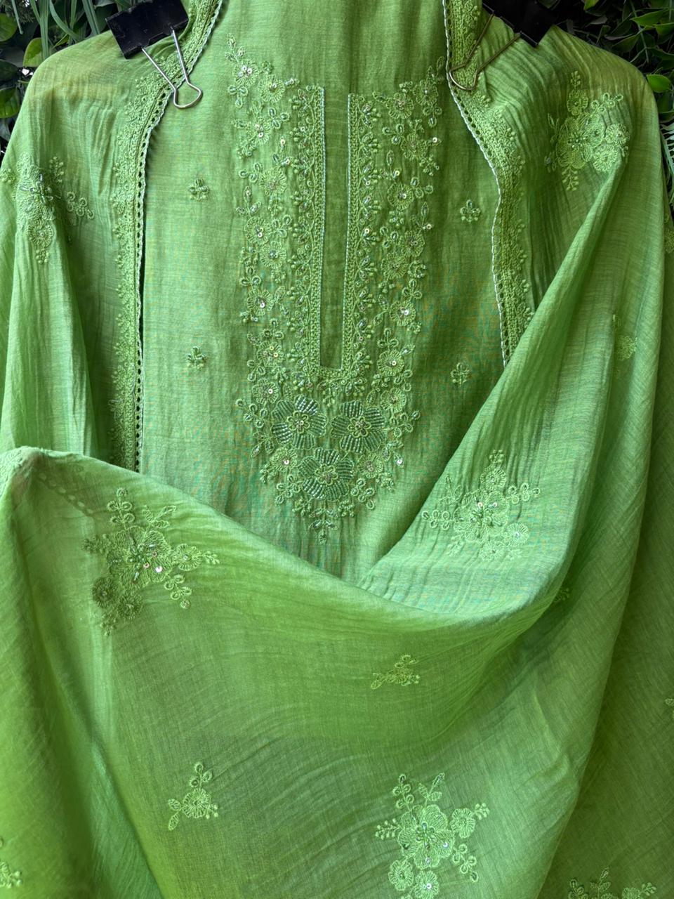 Mul cotton unstitched suit is your everyday luxury