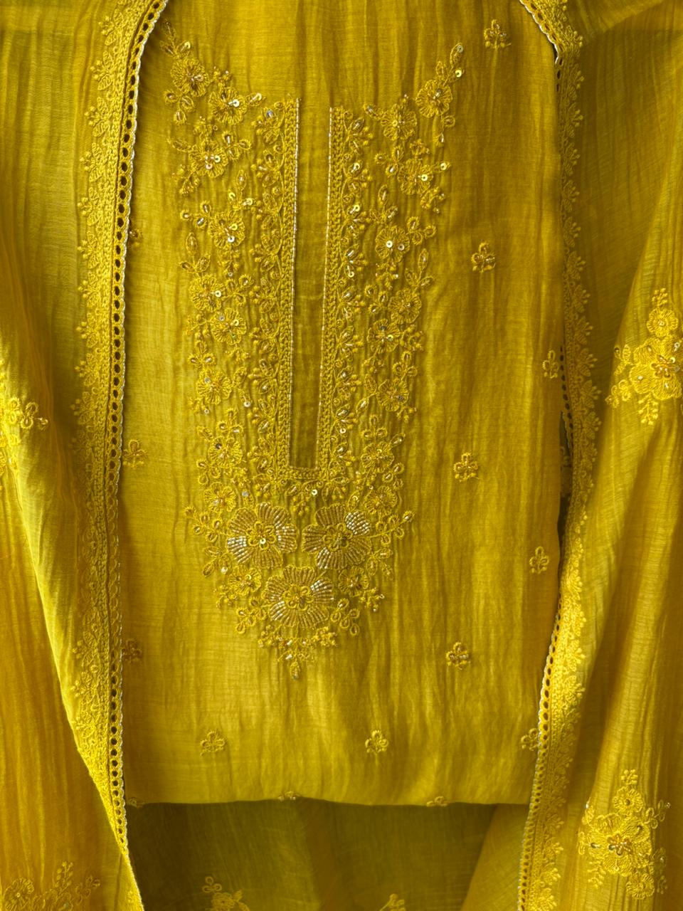 Mul cotton unstitched suit is your everyday luxury