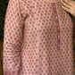 Beautifully crafted linen cotton kurta set