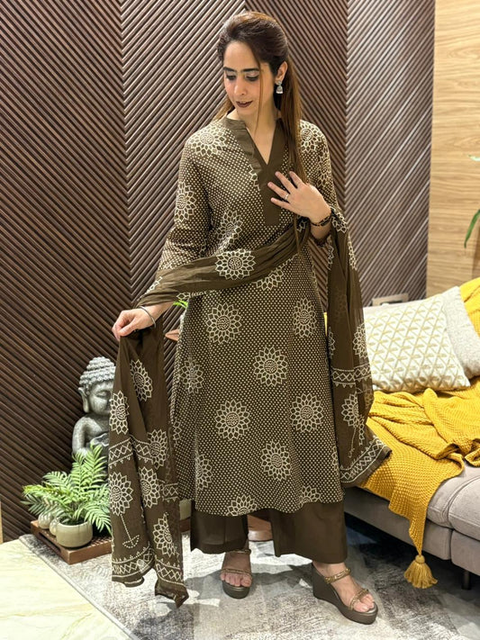 Beautifully printed kurti set