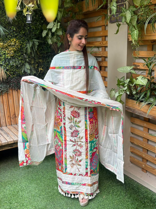 Beautiful unstitched cotton suit