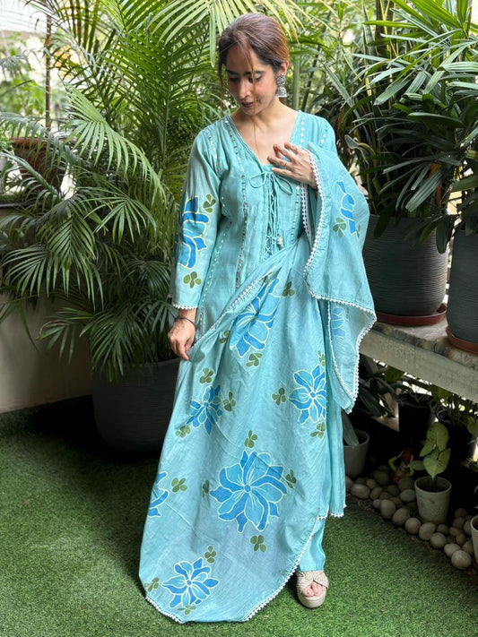Stunning modal silk kurta set