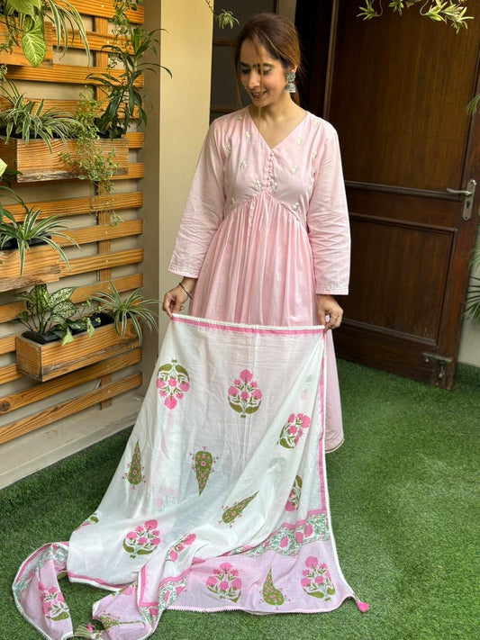 Beautiful cotton kurta set