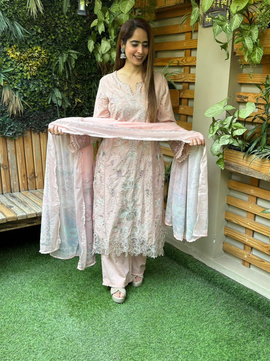 Soft cotton fabric kurti set