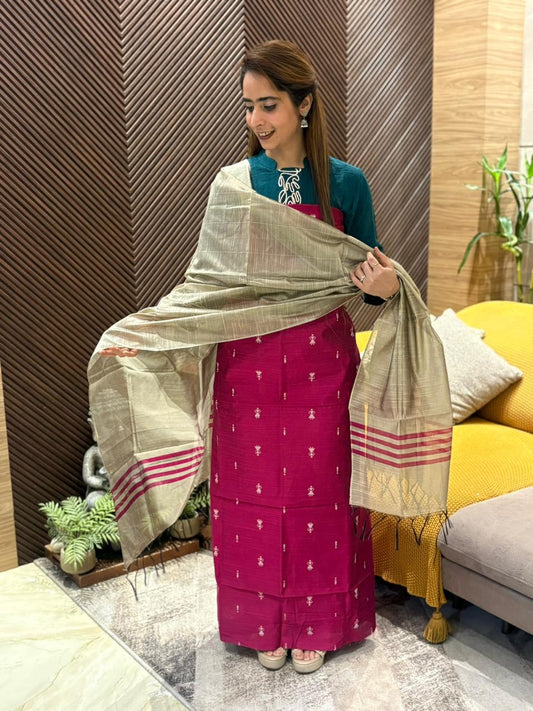 Unstitched suit in soft South cotton