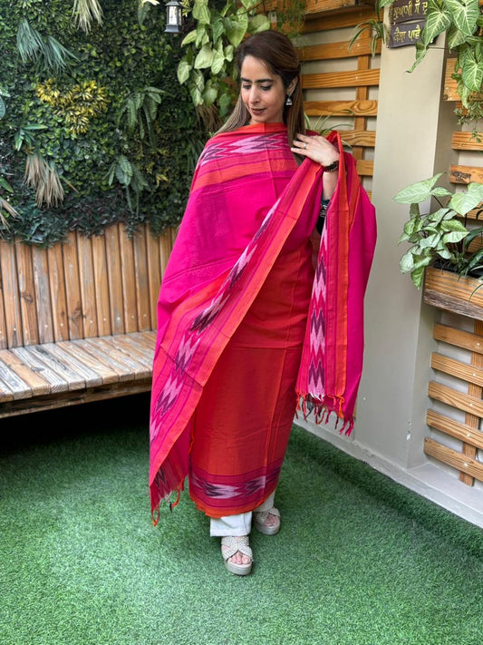 Beautiful South cotton unstitched suit