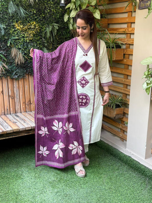 Beautiful cotton kurti set