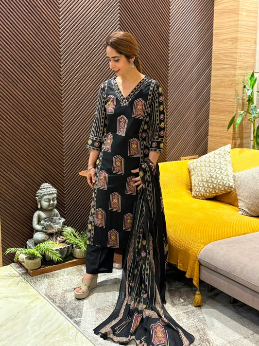 Beautiful cotton kurti set
