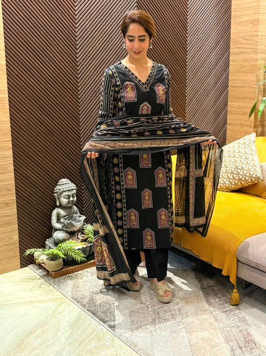 Beautiful cotton kurti set