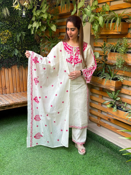 Elegant cotton kurti set