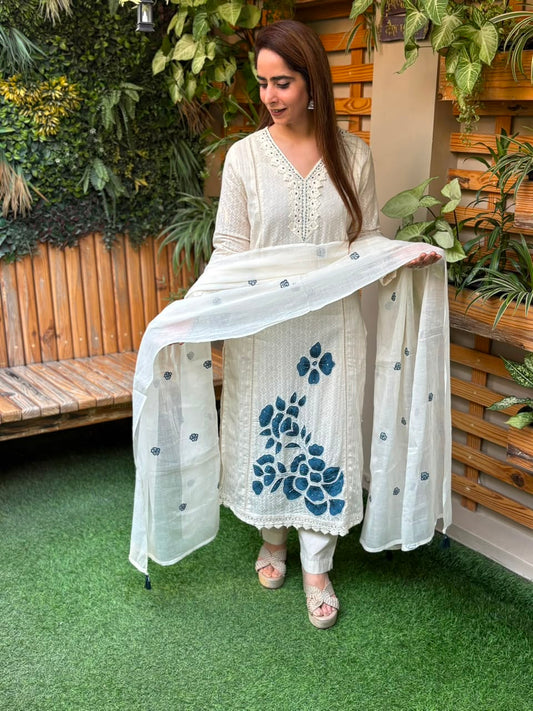 Elegant cotton kurti set