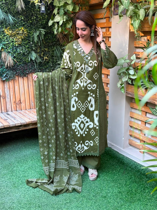 Elegant cotton kurti set