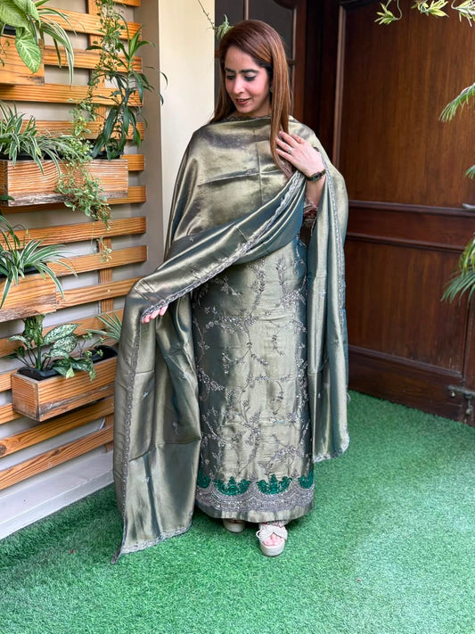 Pure tissue fabric suit