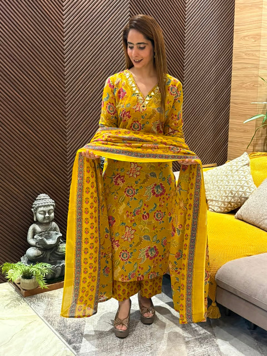 Beautiful cotton kurti set