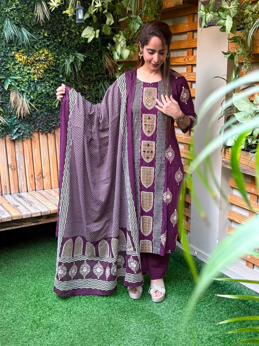Stunning cotton kurti set