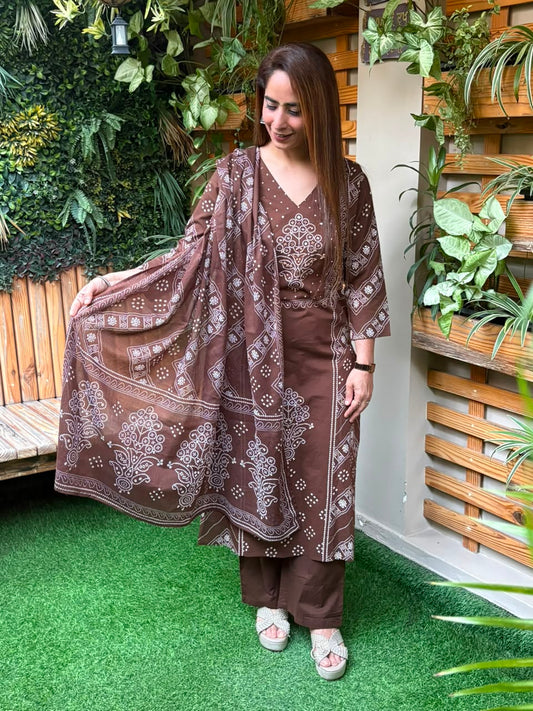 Elegant cotton kurti set