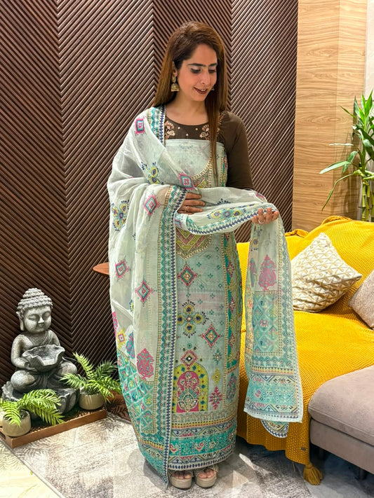 Beautiful pure cotton suit