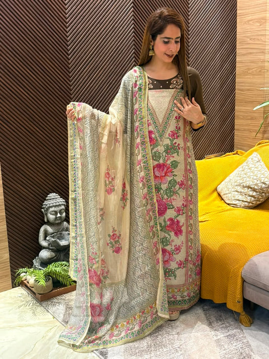 Beautiful pure cotton suit