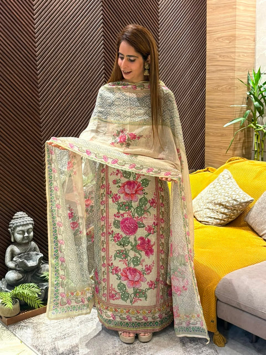 Beautiful pure cotton suit