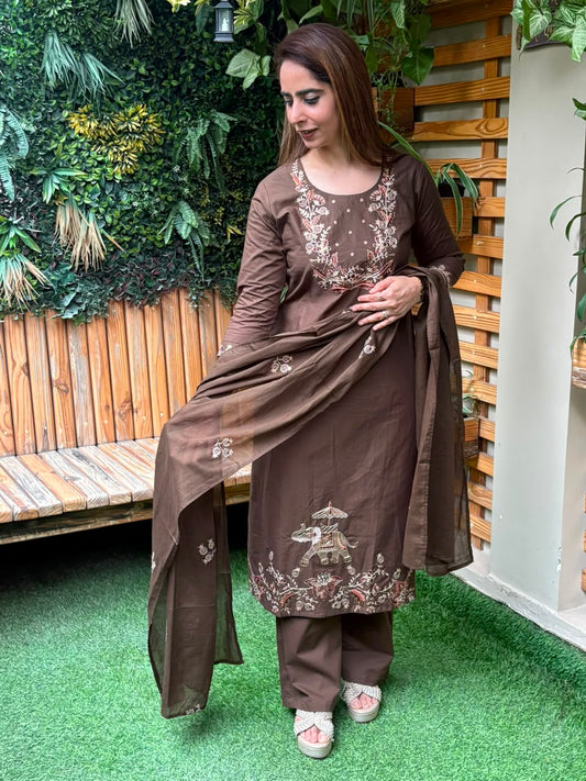 Beautiful cotton kurti set