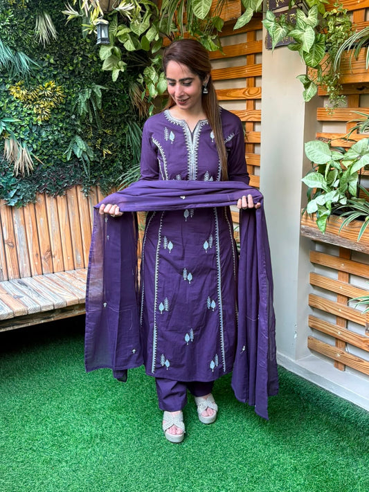 Elegant A-line kurti set