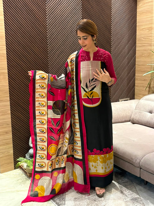 Elegant unstitched suit