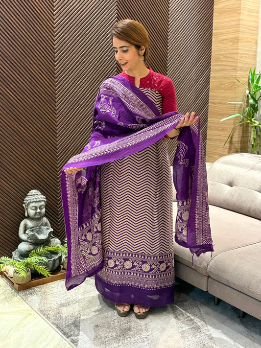 Elegant unstitched suit