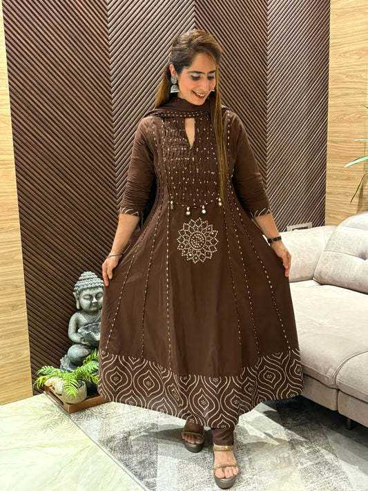 Beautiful cotton kurti set