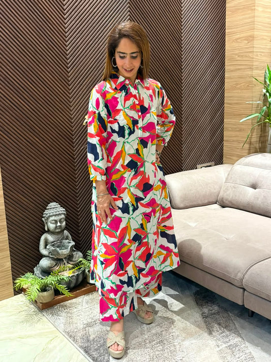 Stylish A-line kurta set