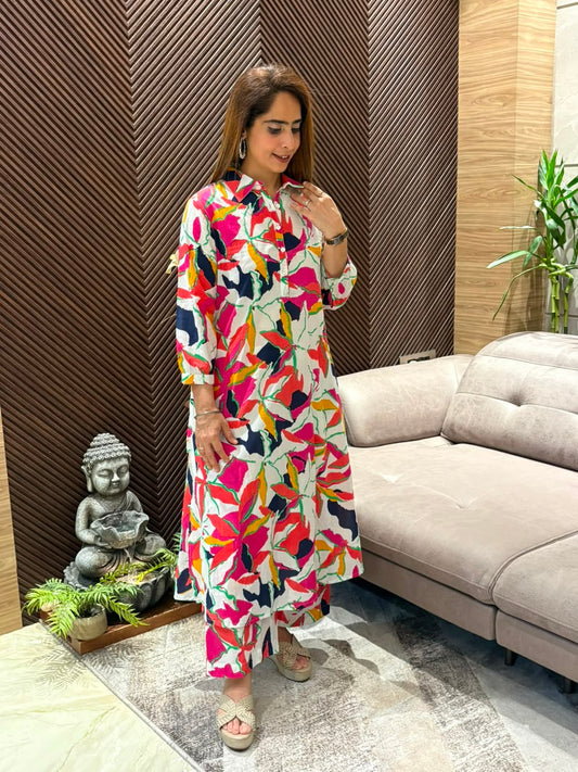 Stylish A-line kurta set