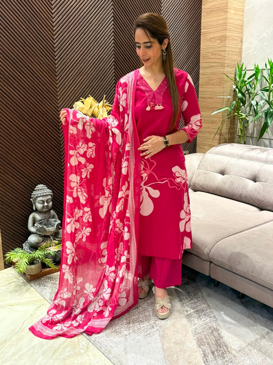 Elegant cotton kurti set