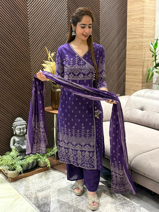 Beautifully crafted cotton kurti set