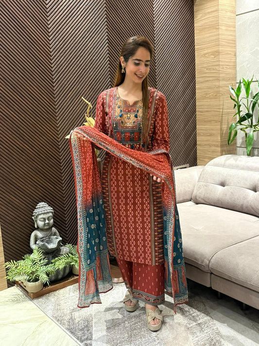 Elegant cotton kurti set