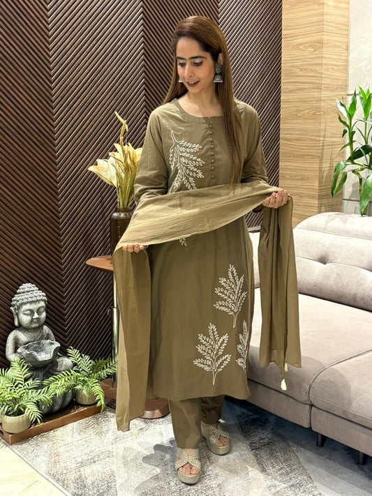 Elegant cotton kurti set