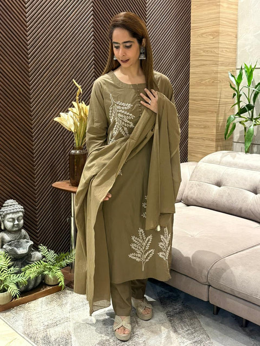 Elegant cotton kurti set