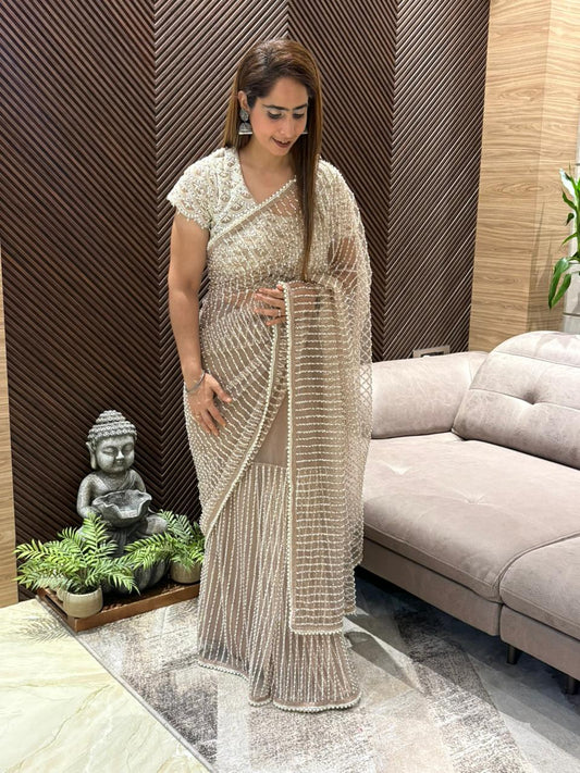 Stunning running saree
