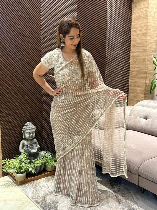Stunning running saree