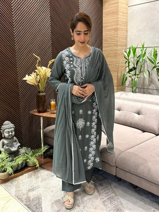 Graceful cotton kurti set