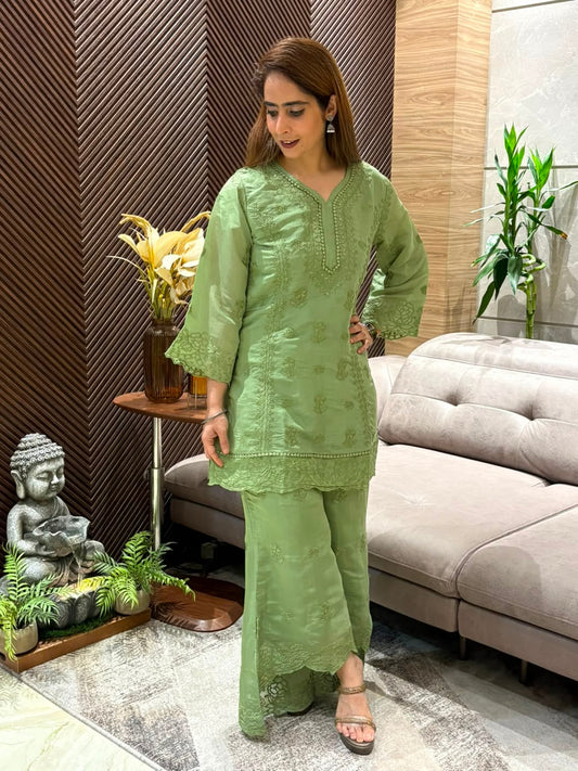 Elegant cotton co-ord set