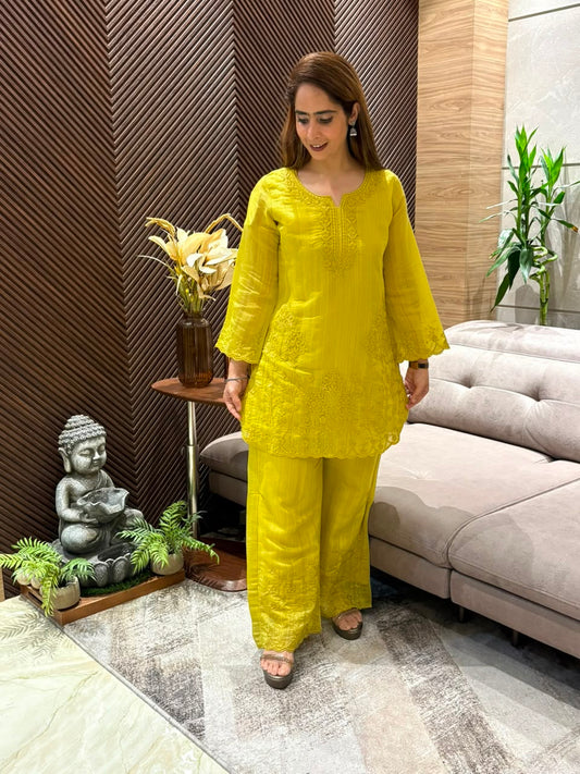 Elegant cotton co-ord set