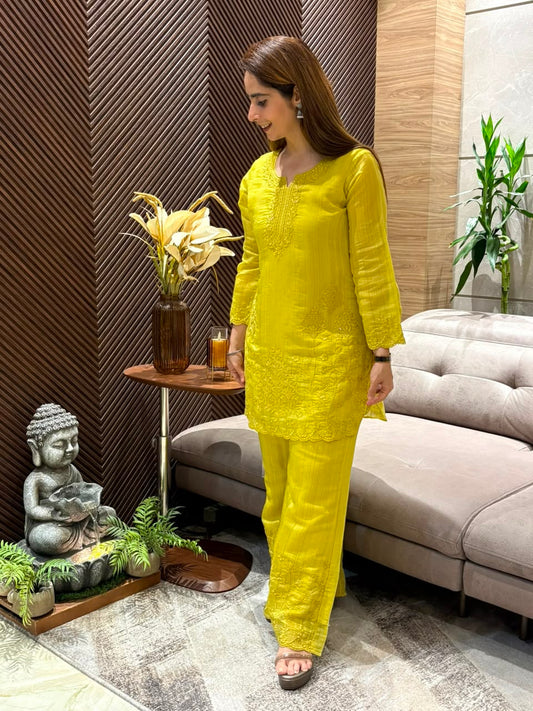Elegant cotton co-ord set
