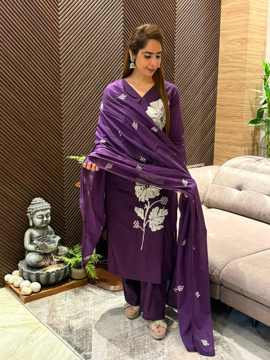 Elegant cotton kurti set
