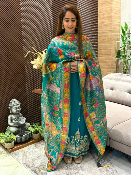 Premium Uppada silk unstitched suit