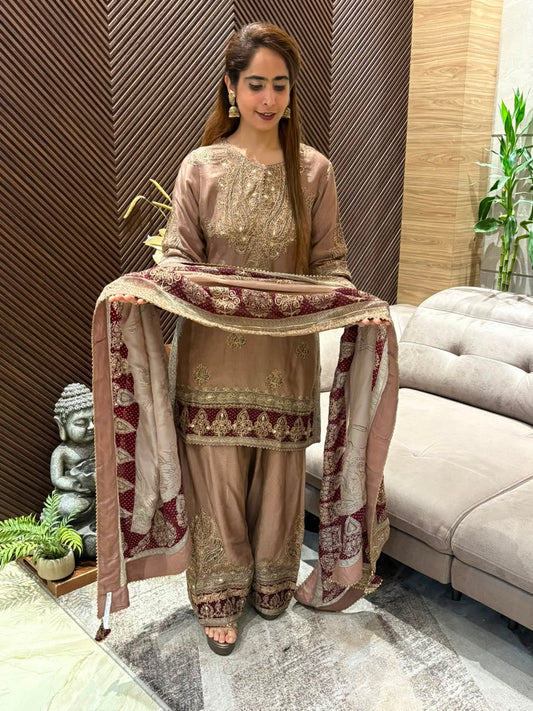 Elegant Farsi salwar kurta set