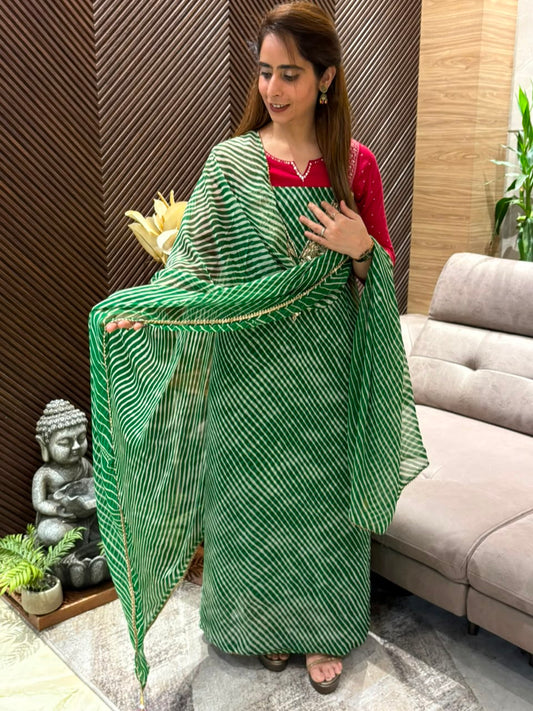 Elegant unstitched georgette suit set
