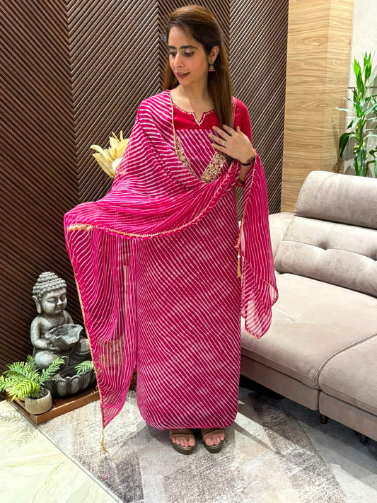 Elegant unstitched georgette suit set