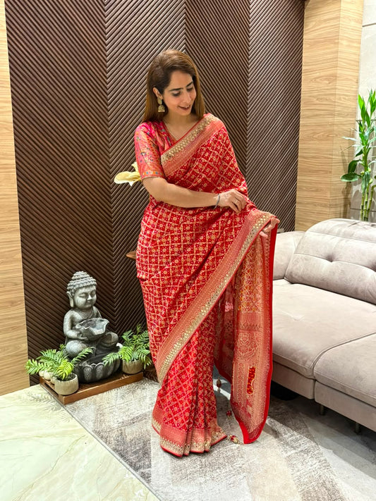 Premium georgette exquisite running saree