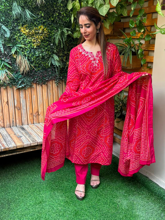 Elegant cotton kurti set