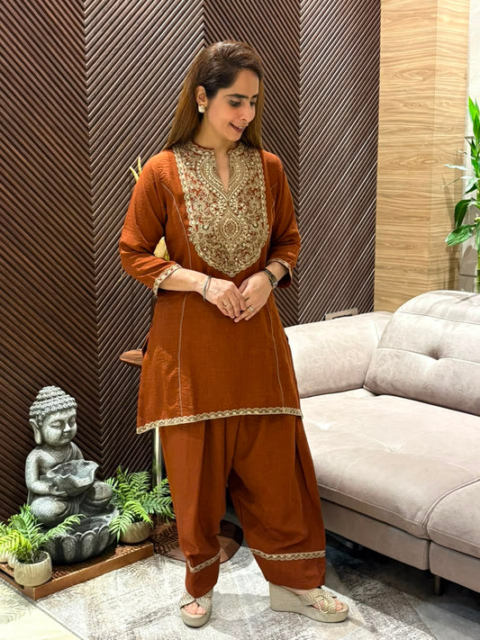 Premium wrinkle cotton cord set
