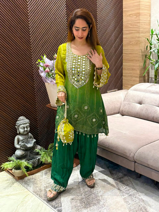 Luxurious crush tissue suit